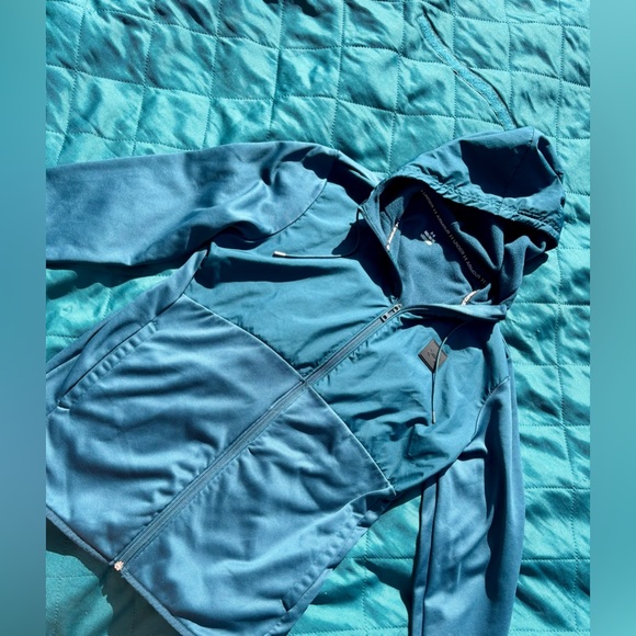 Under Armour Teal Fleece Jacket - Picture 1 of 5